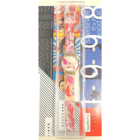 Swatch Watch EXOTIC CURVES SUJK142 2009 Jelly In Jelly swiss made Quartz - Picture 1 of 10